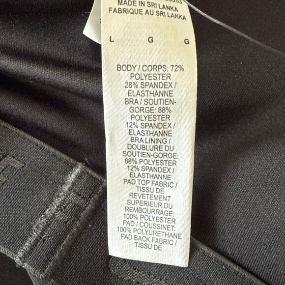 Nike Womens Black Indy Scoop-Neck Light Support Racerback Tank Top Large NEW - Picture 7 of 7